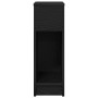 Mesilla de noche con cajón roble negro 20x36x60 cm de , Mesitas de noche - Ref: Foro24-858697, Precio: 50,66 €, Descuento: %