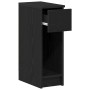 Mesilla de noche con cajón roble negro 20x36x60 cm de , Mesitas de noche - Ref: Foro24-858697, Precio: 50,66 €, Descuento: %