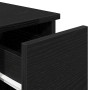 Mesilla de noche con cajón roble negro 20x36x60 cm de , Mesitas de noche - Ref: Foro24-858697, Precio: 50,66 €, Descuento: %