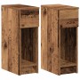 Mesillas de noche con cajón 2 uds madera vieja 20x36x60 cm de , Mesitas de noche - Ref: Foro24-858710, Precio: 78,59 €, Descu...