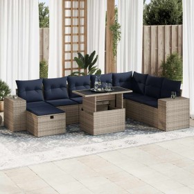 Comprar Juego Sofá Jardín 9 Piezas con Cojines
