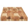 Estante flotante madera acacia maciza acabado aceite 120x30x4cm en Estanterías | Comprar online en Foru.es