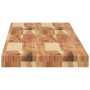 Estante flotante madera acacia maciza acabado aceite 160x30x4cm en Estanterías | Comprar online en Foru.es