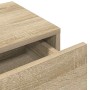 Estante de pared con cajones madera contrachapada roble sonoma de , Estantes y estanterías - Ref: Foro24-859988, Precio: 69,5...