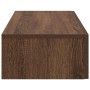 Estante de pared con cajones madera contrachapada roble marrón de , Estantes y estanterías - Ref: Foro24-859983, Precio: 57,6...