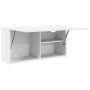 Mueble de pared de baño madera ingeniería blanco 80x25x40 cm de , Tocadores de baño - Ref: Foro24-860085, Precio: 64,29 €, De...