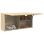 Mueble de pared baño madera ingeniería roble sonoma 80x25x40 cm de , Tocadores de baño - Ref: Foro24-860087, Precio: 62,97 €,...