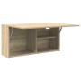 Mueble de pared baño madera ingeniería roble sonoma 80x25x40 cm de , Tocadores de baño - Ref: Foro24-860087, Precio: 62,97 €,...