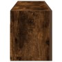 Mueble pared baño madera ingeniería roble ahumado 100x25x30cm de , Tocadores de baño - Ref: Foro24-860098, Precio: 55,53 €, D...