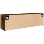 Mueble pared baño madera ingeniería roble ahumado 100x25x30cm de , Tocadores de baño - Ref: Foro24-860098, Precio: 55,53 €, D...