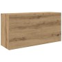Mueble de pared baño madera ingeniería roble artisan 80x25x40cm de , Tocadores de baño - Ref: Foro24-860093, Precio: 68,85 €,...