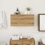 Mueble de pared baño madera ingeniería roble artisan 80x25x40cm de , Tocadores de baño - Ref: Foro24-860093, Precio: 68,85 €,...