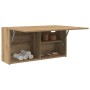 Mueble de pared baño madera ingeniería roble artisan 80x25x40cm de , Tocadores de baño - Ref: Foro24-860093, Precio: 68,85 €,...