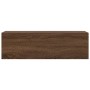 Mueble de pared baño madera ingeniería roble marrón 100x25x30cm de , Tocadores de baño - Ref: Foro24-860100, Precio: 63,02 €,...