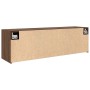 Mueble de pared baño madera ingeniería roble marrón 100x25x30cm de , Tocadores de baño - Ref: Foro24-860100, Precio: 63,02 €,...