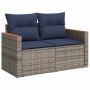 Set de sofás de jardín 11 pzas y cojines ratán sintético gris | Foro24.es | Tu tienda online para hogar, jardín y más Foro24.es