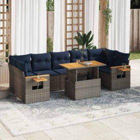 Comprar Set de sofás de jardín y cojines 8 piezas