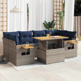Comprar Set de sofás de jardín 7 pzas con cojines