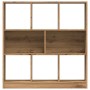 Estantería de madera ingeniería roble artisan 97,5x29,5x100 cm de , Librerías y estanterías - Ref: Foro24-855789, Precio: 86,...