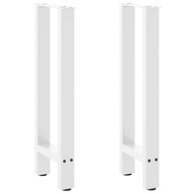 Comprar Patas de mesa de centro acero blanco 2