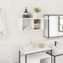 Mueble de pared de baño madera ingeniería blanco 60x25x30 cm de , Tocadores de baño - Ref: Foro24-860058, Precio: 49,65 €, De...