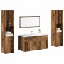 Juego de muebles de baño 4 piezas madera ingeniería envejecida de , Muebles de baño - Ref: Foro24-3328595, Precio: 224,64 €, ...