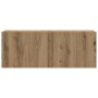 Muebles de TV de pared 5 uds madera ingeniería roble artesanal de , Muebles TV - Ref: Foro24-3328960, Precio: 213,96 €, Descu...