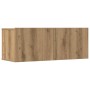 Mueble para TV de pared madera contrachapada artesanal 7 piezas de , Muebles TV - Ref: Foro24-3329014, Precio: 228,87 €, Desc...