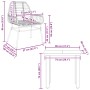 Muebles de jardín 3 piezas ratán sintético vidrio negro de , Conjuntos de jardín - Ref: Foro24-3334534, Precio: 205,54 €, Des...