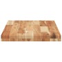 Estantes flotantes 3 uds madera acacia acabado aceite 60x40x4cm en Estanterías | Comprar online en Foru.es