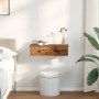 Estante de pared con cajones madera contrachapada madera vieja de , Estantes y estanterías - Ref: Foro24-859948, Precio: 45,1...