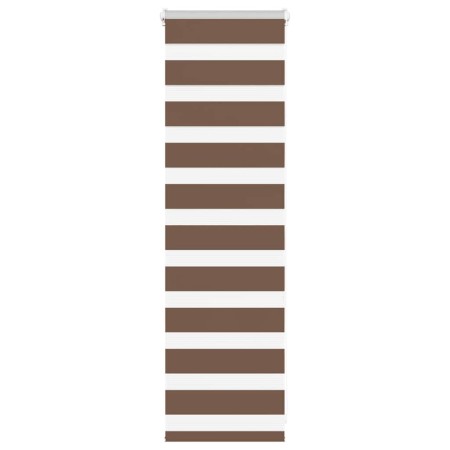 Estor cebra marrón 45x100 cm tejido ancho 40,9 cm poliéster | Foro24.es | Tu tienda online para hogar, jardín y más Foro24.es