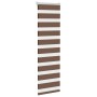Estor cebra marrón 45x100 cm tejido ancho 40,9 cm poliéster | Foro24.es | Tu tienda online para hogar, jardín y más Foro24.es