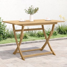 Mesa de jardín plegable madera maciza de acacia 120x70x75 cm de , Mesas de jardín - Ref: Foro24-365745, Precio: 123,99 €, Des...