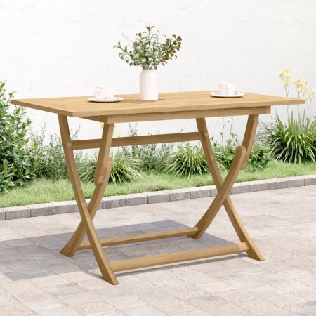 Mesa de jardín plegable madera maciza de acacia 120x70x75 cm de , Mesas de jardín - Ref: Foro24-365745, Precio: 123,99 €, Des...