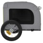 Remolque de bicicleta mascotas hierro tela Oxford verde gris | Foro24.es | Tu tienda online para hogar, jardín y más Foro24.es