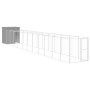 Caseta perro corral acero galvanizado gris claro 165x1271x181cm de , Casetas para perros - Ref: Foro24-3189108, Precio: 887,1...