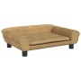 Sofá para niños de terciopelo marrón 70x45x26 cm de , Mobiliario para bebés y niños pequeños - Ref: Foro24-3196405, Precio: 8...