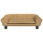Sofá para niños de terciopelo marrón 70x45x26 cm de , Mobiliario para bebés y niños pequeños - Ref: Foro24-3196405, Precio: 8...