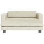 Sofá para niños con reposapiés terciopelo crema 100x50x30 cm de , Mobiliario para bebés y niños pequeños - Ref: Foro24-319641...