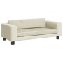Sofá para niños con reposapiés terciopelo crema 100x50x30 cm de , Mobiliario para bebés y niños pequeños - Ref: Foro24-319641...