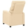 Sillón de masaje de tela color crema de , Sillones de masaje eléctricos - Ref: Foro24-321235, Precio: 236,48 €, Descuento: %