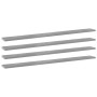 Estante para estantería 4 uds madera gris hormigón 100x10x1,5cm de , Estanterías - Ref: Foro24-805370, Precio: 31,68 €, Descu...