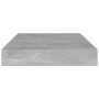 Estante para estantería 4 uds madera gris hormigón 100x10x1,5cm de , Estanterías - Ref: Foro24-805370, Precio: 31,68 €, Descu...