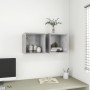 Armario de pared 2 uds madera gris hormigón 37x37x37 cm | Foro24.es | Tu tienda online para hogar, jardín y más Foro24.es
