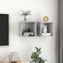 Armario de pared 2 uds madera gris hormigón 37x37x37 cm | Foro24.es | Tu tienda online para hogar, jardín y más Foro24.es