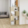 Librería separador contrachapada roble Sonoma 60x24x124,5 cm de , Librerías y estanterías - Ref: Foro24-809083, Precio: 52,53...