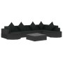 Set muebles de jardín y cojines 8 piezas ratán sintético negro de , Conjuntos de jardín - Ref: Foro24-46751, Precio: 747,78 €...