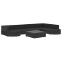 Set muebles de jardín y cojines 8 piezas ratán sintético negro de , Conjuntos de jardín - Ref: Foro24-46751, Precio: 747,78 €...