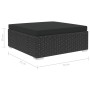 Set muebles de jardín y cojines 8 piezas ratán sintético negro de , Conjuntos de jardín - Ref: Foro24-46751, Precio: 747,78 €...